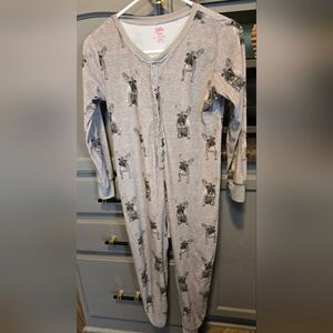 Justice Gray Nightgown with Dog Pattern